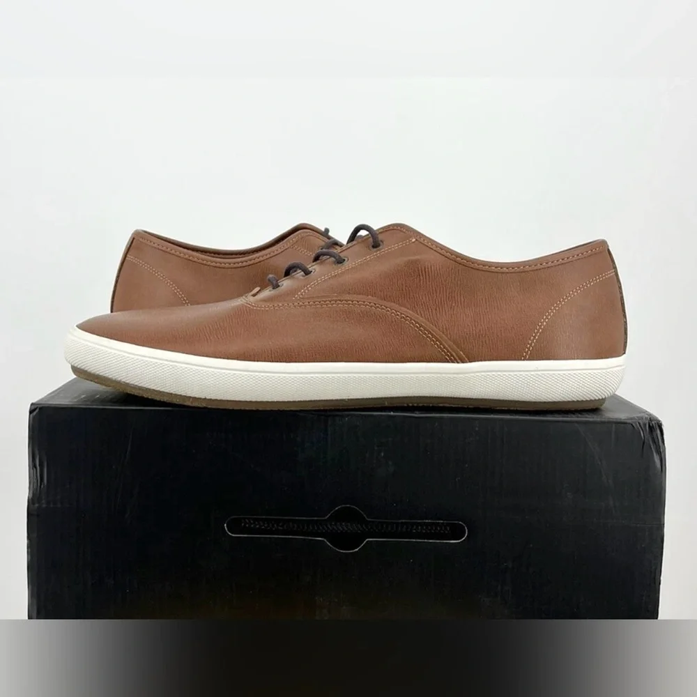 Aldo Abiradia R Casual Sneakers Brown Size 13 Lace Up Low Top New In Box